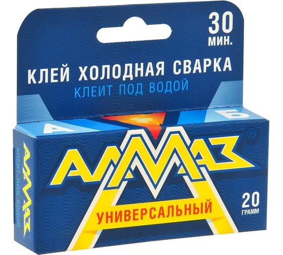 Изображение товара Клей эпоксидный Алмаз компаунд 2К Универсал AZ-0132