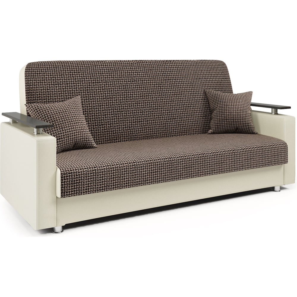 Изображение товара Диван-книжка Шарм Мелодия ДП №2 140 Корфу коричневый беж экокожа