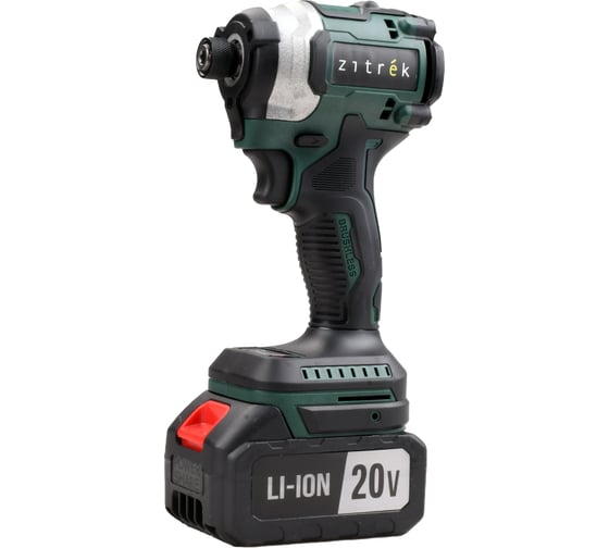 Изображение товара Винтоверт аккумуляторный ударный бесщеточный Zitrek DKIS20 PRO в кейсе, 20В, 200 Нм, 2x4.0Ач 085-1018
