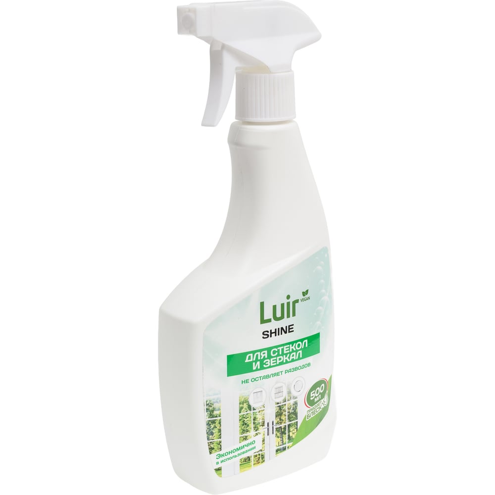 Изображение товара Средство для стекол и зеркал Luir Shine 0,5 л спрей для чистки стекол зеркал