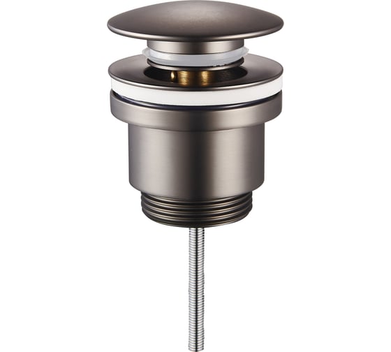 Изображение товара Донный клапан для раковины RAGLO графит R600.01.09