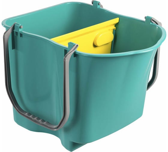 Изображение товара Ведро с разделителем TTS 28 л, зеленое 00003515