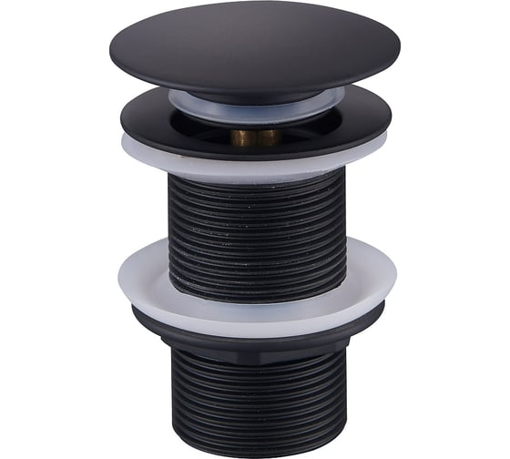 Изображение товара Донный клапан для раковины RAGLO черный R600.02.06