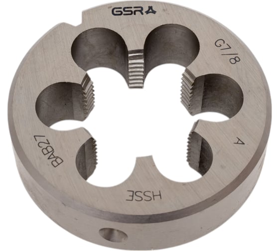 Изображение товара Плашка круглая GSR DIN EN 24231 (DIN 5158) B HSSE BSP 7/8 B00458140