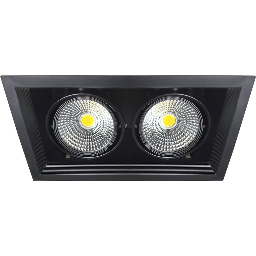 Изображение товара Встраиваемый карданный светильник IMEX LED 2х20W BK IL.0006.2200 современный дизайн
