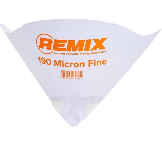 Изображение товара Бумажный фильтр 250 шт. REMIX 190 микрон Ф1