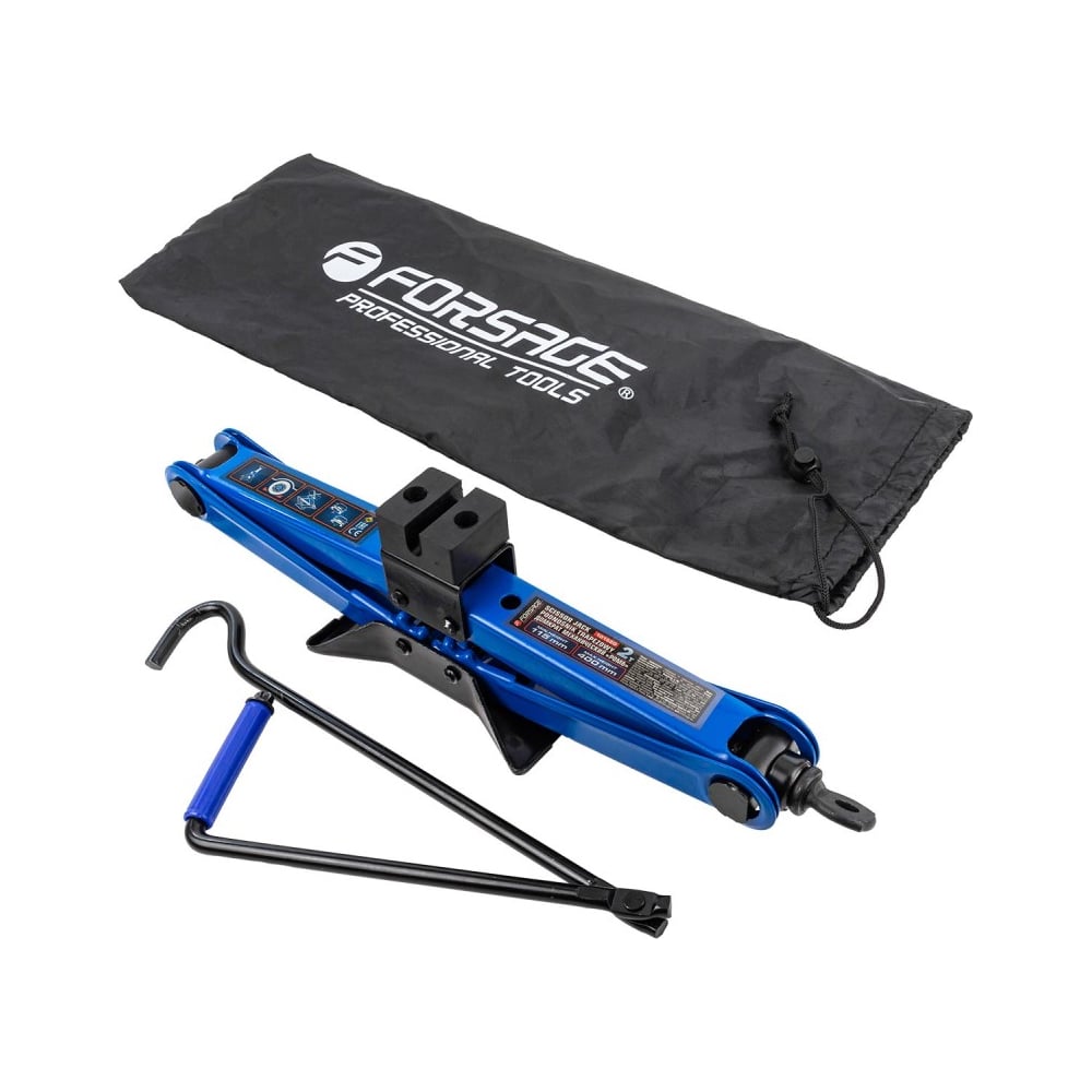 Изображение товара Домкрат механический Forsage ромб 2т F-10152D для легковых автомобилей