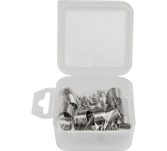 Изображение товара Набор резьбовых вставок Rockforc M12*1.75, 25 предметов, в пластиковом футляреe RF-912U7A(17719)
