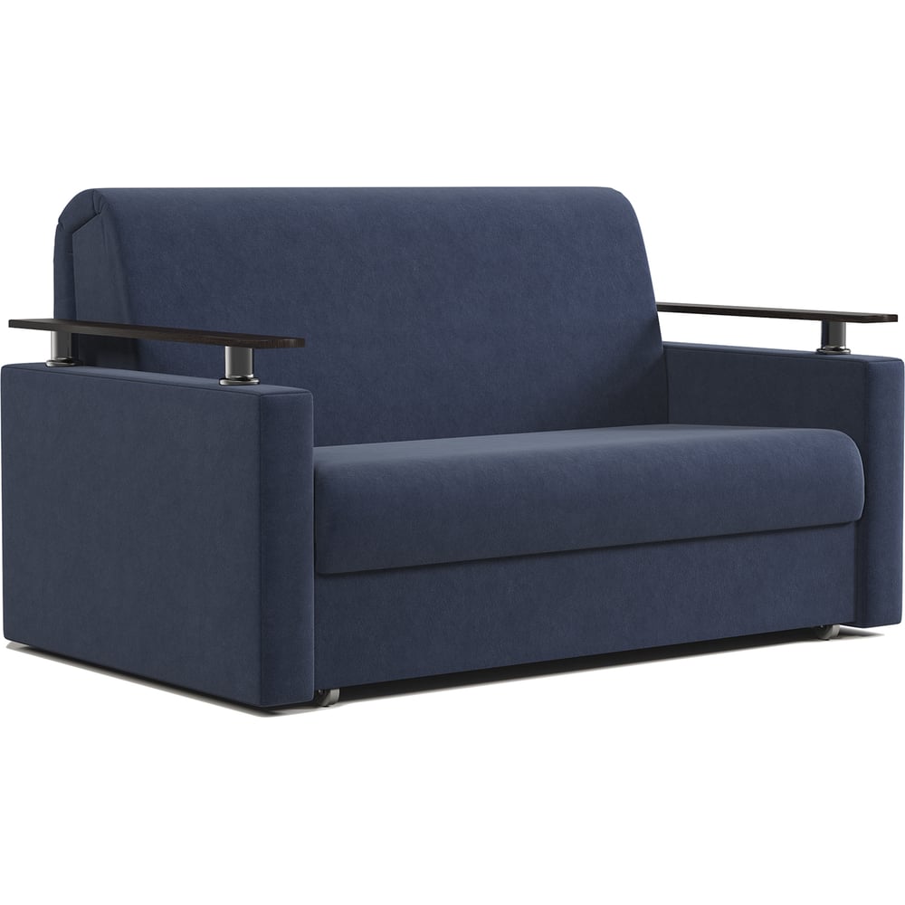 Изображение товара Диван-кровать Шарм 120 велюр Ультра миднайт современная мебель для гостиной