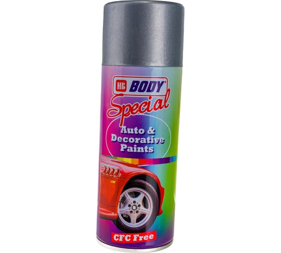 Изображение товара Аэрозольная краска для дисков HB BODY ALU 310 серебристый, 0.4 л 5050000000