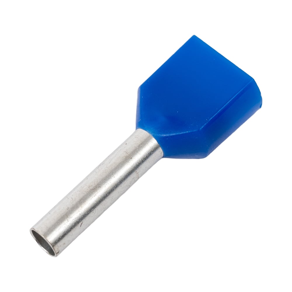 Изображение товара Изолированный штыревой втулочный наконечник KLR KTE 2x2.5-12, синий, медь луженая