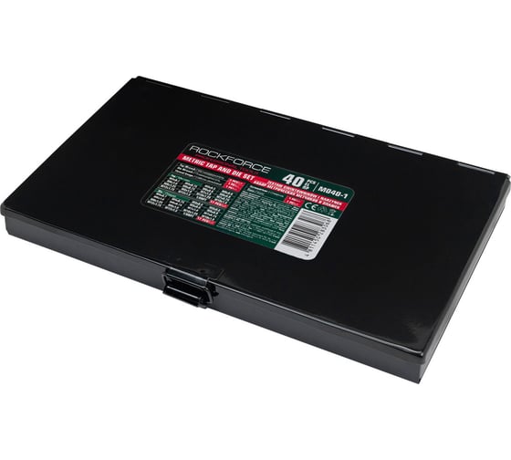 Изображение товара Набор метчиков и плашек метрический Rockforce 40 предметов RF-M040-1(10459)