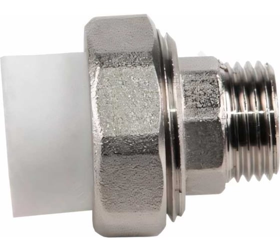 Изображение товара Муфта комбинированная RTP разъемная, американка, наружная резьба, D25х1/2 мм 10643