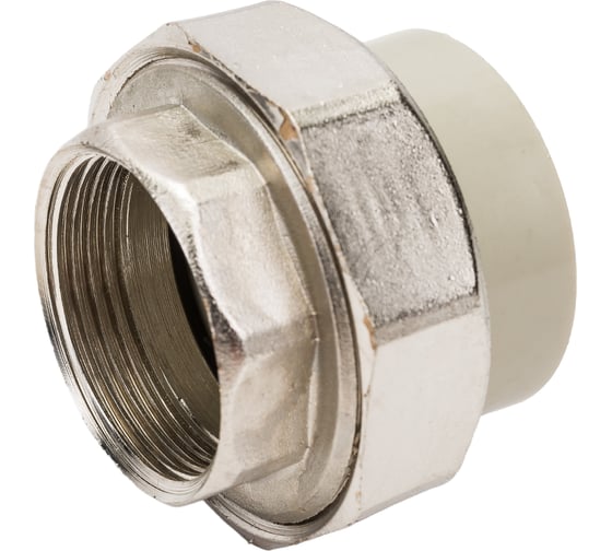 Изображение товара Муфта комбинированная RTP разъемная, американка, внутренняя резьба, D40х1 1/4 мм, серая 15804