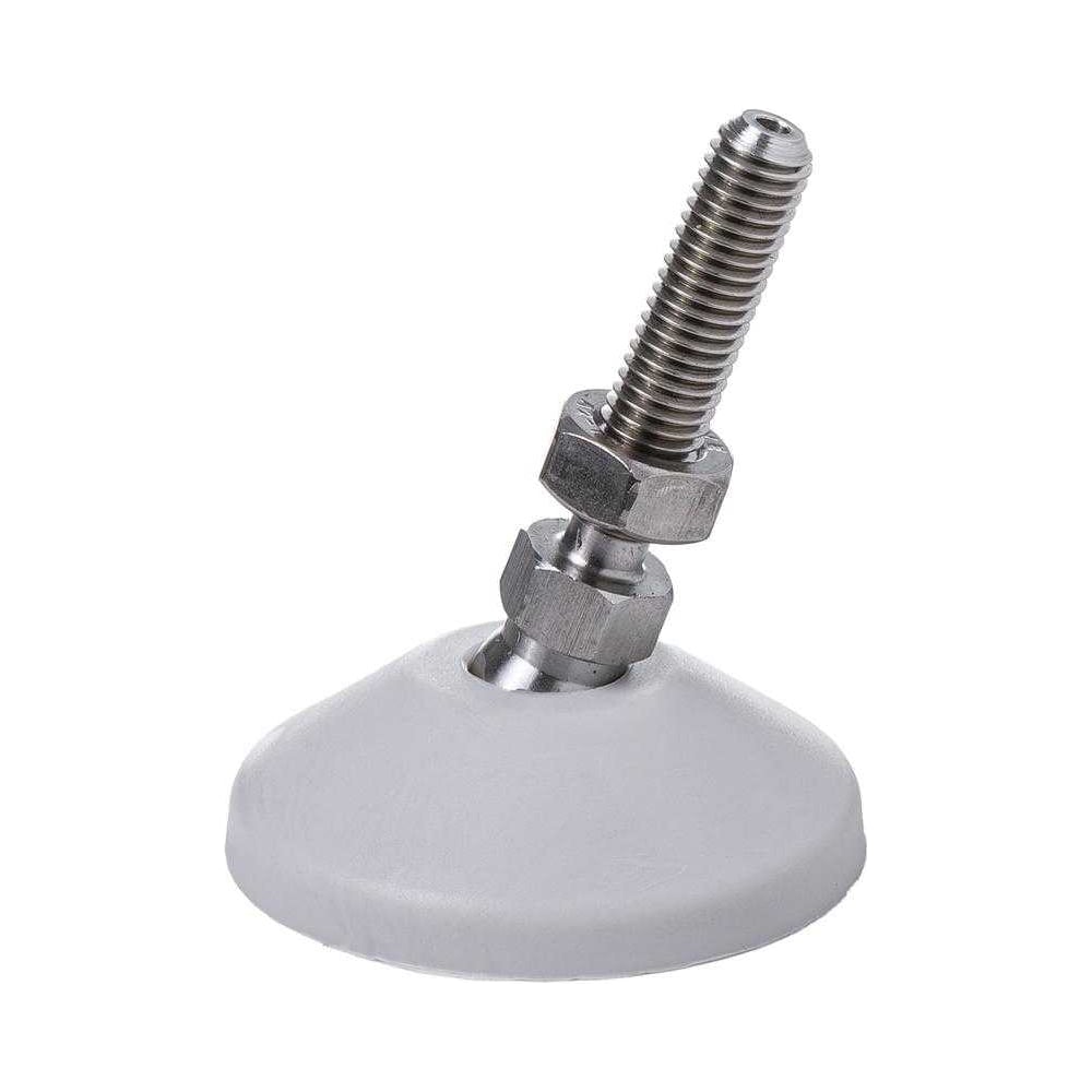 Изображение товара Регулируемая опора серая Алтервиа M10x45 до 500 кг нержавеющая сталь упаковка 4 шт