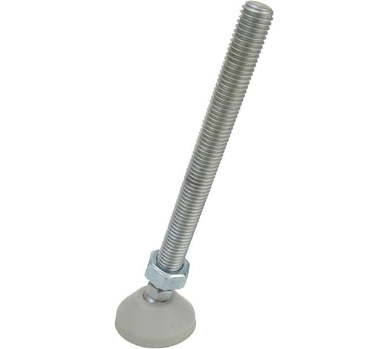 Изображение товара Регулируемая опора серая Алтервиа M14x150 до 900 кг, нержавеющая сталь, упаковка 4 штуки A00021.2204514150.4