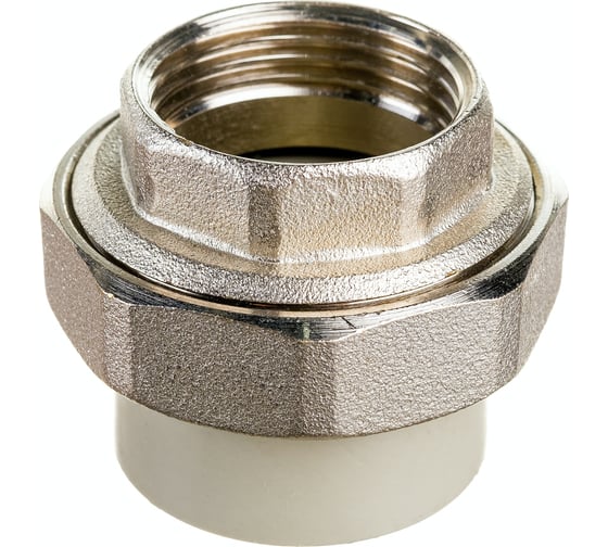 Изображение товара Муфта комбинированная RTP разъемная, американка, внутренняя резьба, D32х1 мм, серая 15518