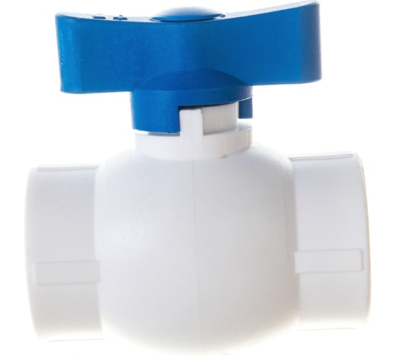 Изображение товара Кран шаровой RTP бабочка, синий, D25 мм 14618