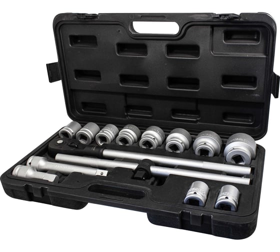 Изображение товара Набор инструментов Forsage 3/4", 12 гранные, 14 предметов в кейсе F-6141-9(19480)