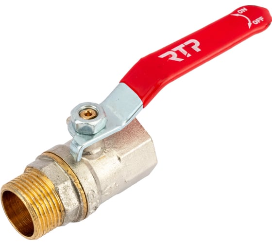 Изображение товара Шаровой кран RTP латунный, вн/нар., PN 25. рычаг, G 3/4 34894