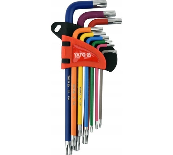 Изображение товара Набор торцовых ключей YATO TORX TR T10-T50 9 предметов YT-05633 371405633 092 1