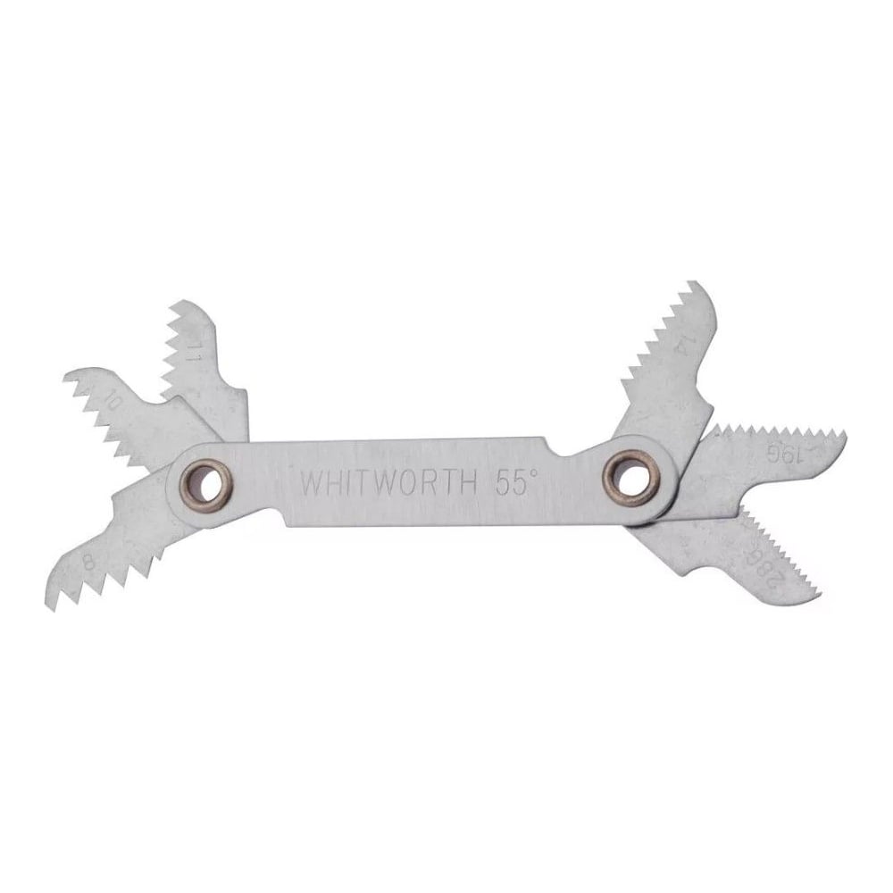 Изображение товара Резьбомер Ww-Rohr 55° для трубной резьбы 8-28 мм 6 шаблонов