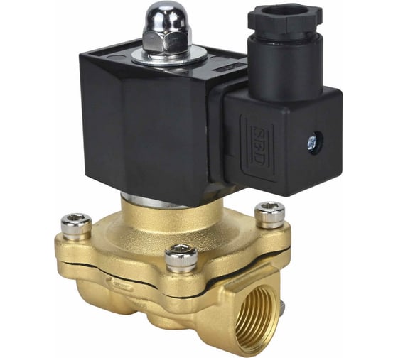 Изображение товара Клапан электромагнитный DN.ru VS2W-300N-NO Ду8 Ру10 двухходовой, латунь, NBR, 220В AC D130-03341