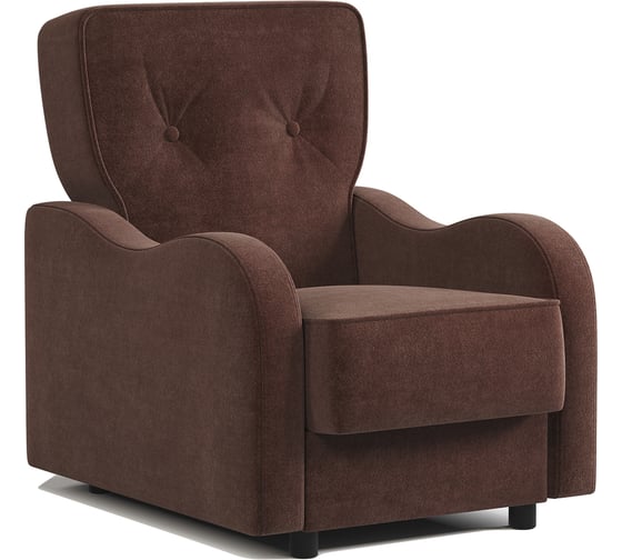 Изображение товара Кресло для отдыха Шарм Классика В велюр, Дрим шоколад 170523367