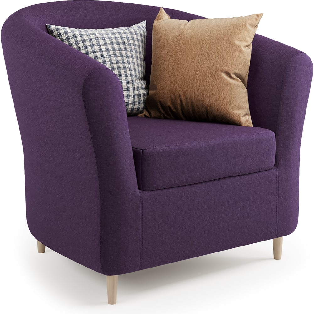 Изображение товара Кресло Шарм Евро Лайт фиолетовая рогожка