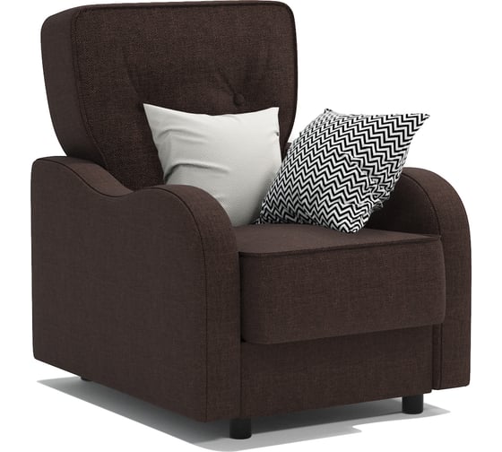 Изображение товара Кресло для отдыха Шарм Классика В шоколадная рогожка 170522366