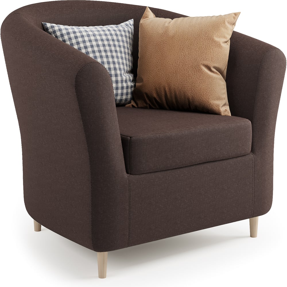 Изображение товара Кресло Шарм Евро Лайт шоколадная рогожка