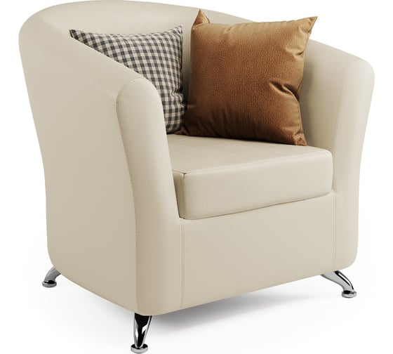 Изображение товара Кресло Шарм Евро бежевая экокожа 190422002