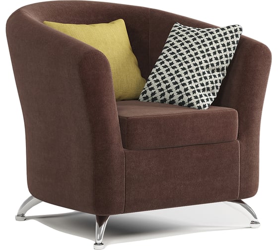 Изображение товара Кресло Шарм Евро велюр, Дрим шоколад 170523570