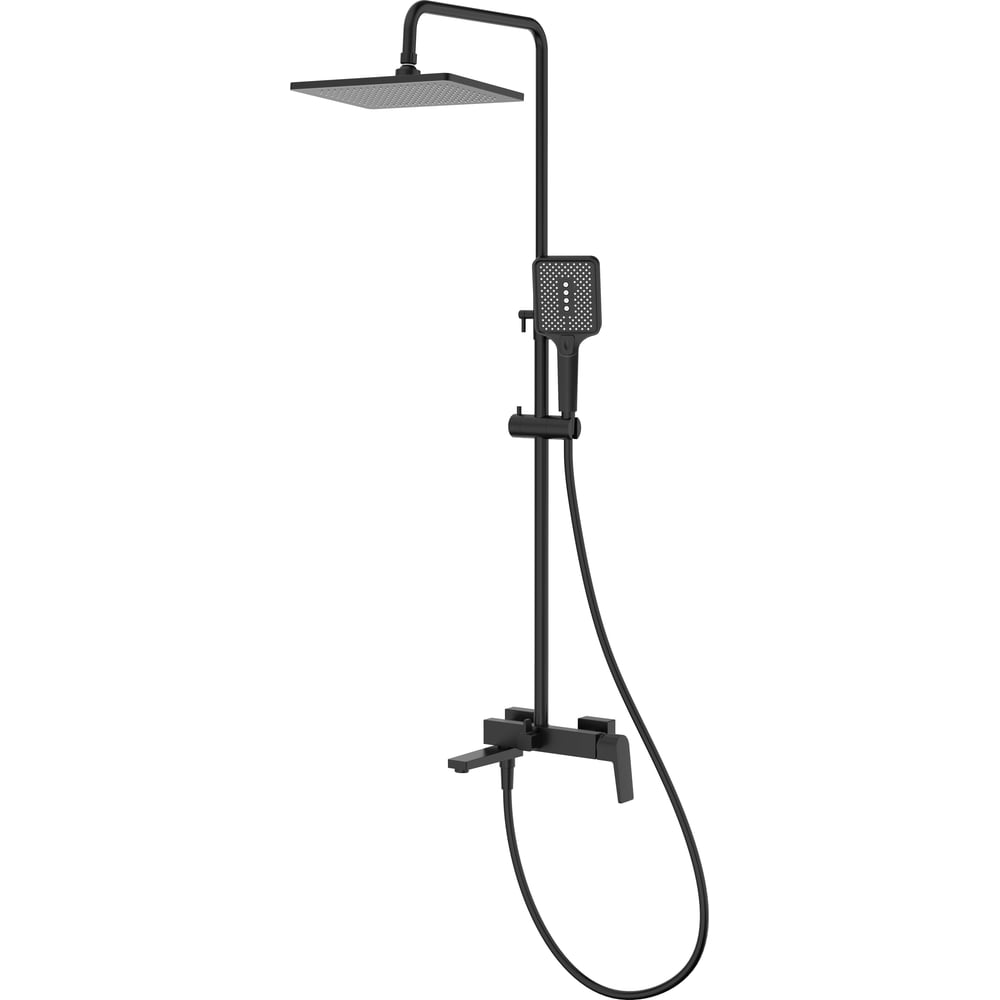 Изображение товара Душевая система для ванны SPLENKA черная S02.24.06 современные смесители