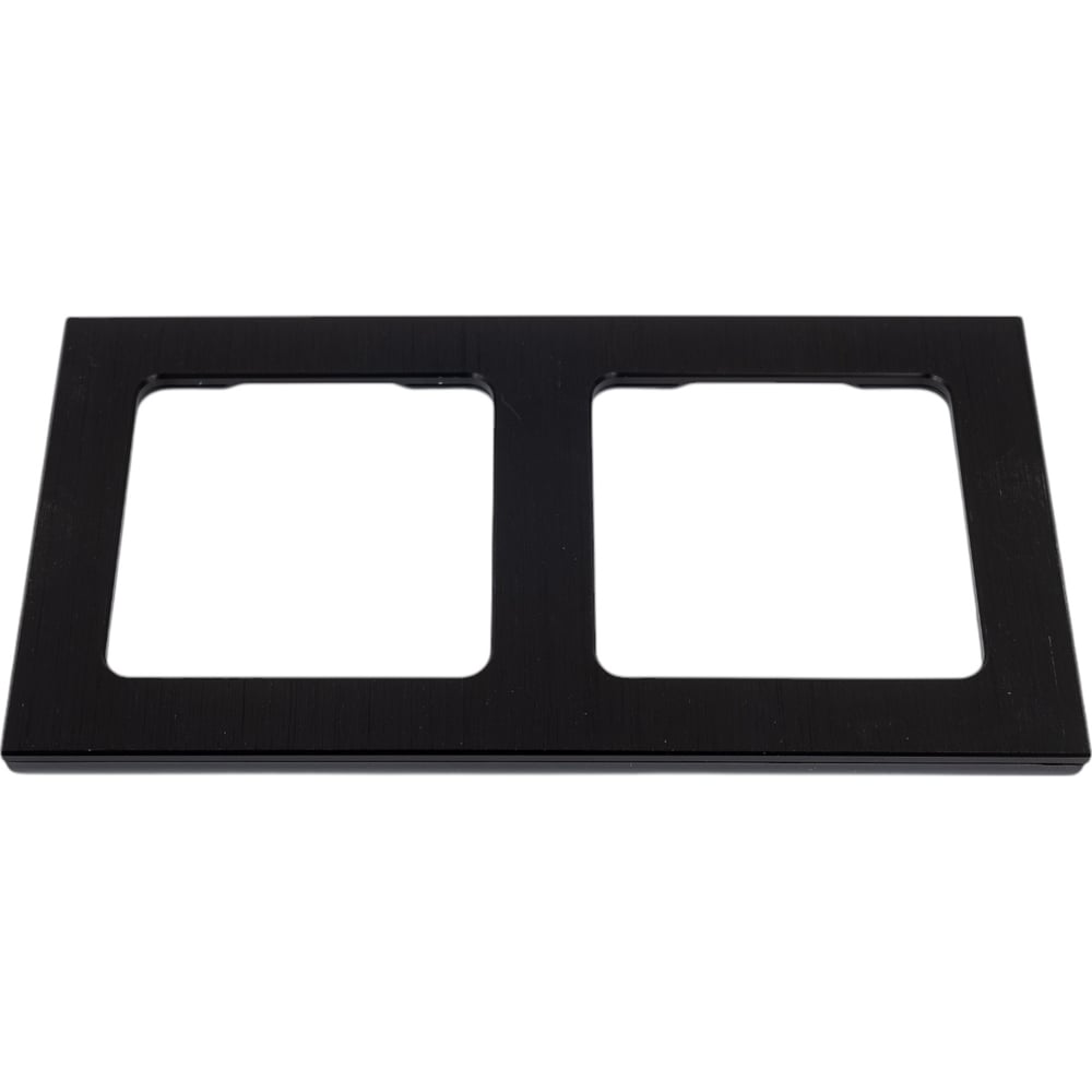 Изображение товара 2-местная металлическая рамка EKF PROxima Стокгольм черная