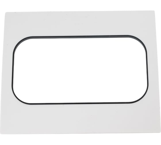 Изображение товара 2-местная рамка для розетки EKF PROxima Стокгольм, белая с линией цвета черный EYM-G-303-20