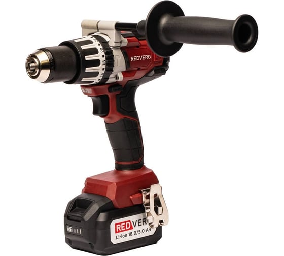 Изображение товара Аккумуляторный ударный бесщеточный шуруповерт REDVERG RD-IS18BLM/U 00006686446