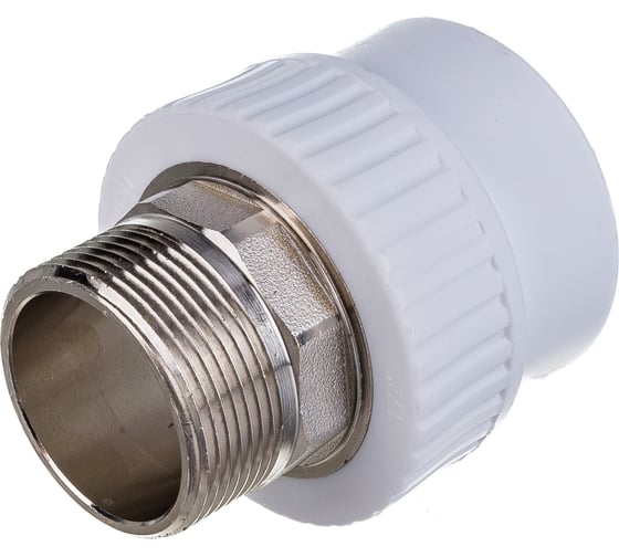 Изображение товара Муфта RTP PN25 комбинированная, наружная резьба, D50х1 1/2 мм под ключ 10669