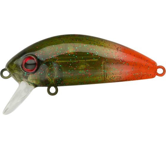 Изображение товара Воблер Strike Pro Минноу Mustang Minnow 45, цвет: C722G-UV Hot Tail Motoroil UV MG-002F#C722G-UV