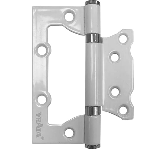 Изображение товара Навес Vrata 100x75x2,0 без врезки, б/к, 2шт белый матовый 208310