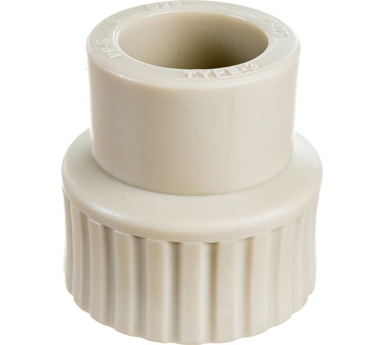 Изображение товара Муфта RTP PN25 комбинированная, внутренняя резьба, D25х3/4 мм, серая 10936