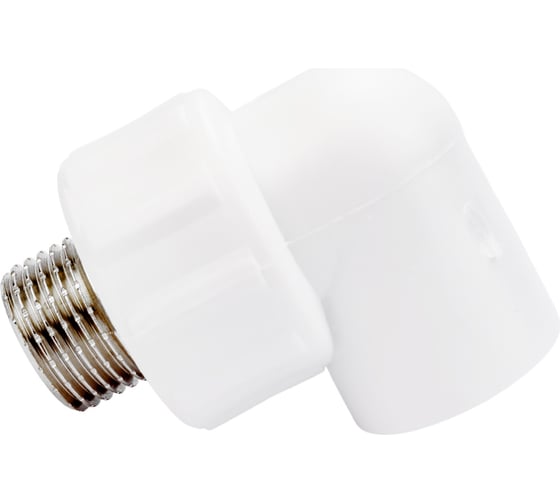 Изображение товара Угольник RTP PN25 комбинированный, наружная резьба, D20х1/2 мм 10799