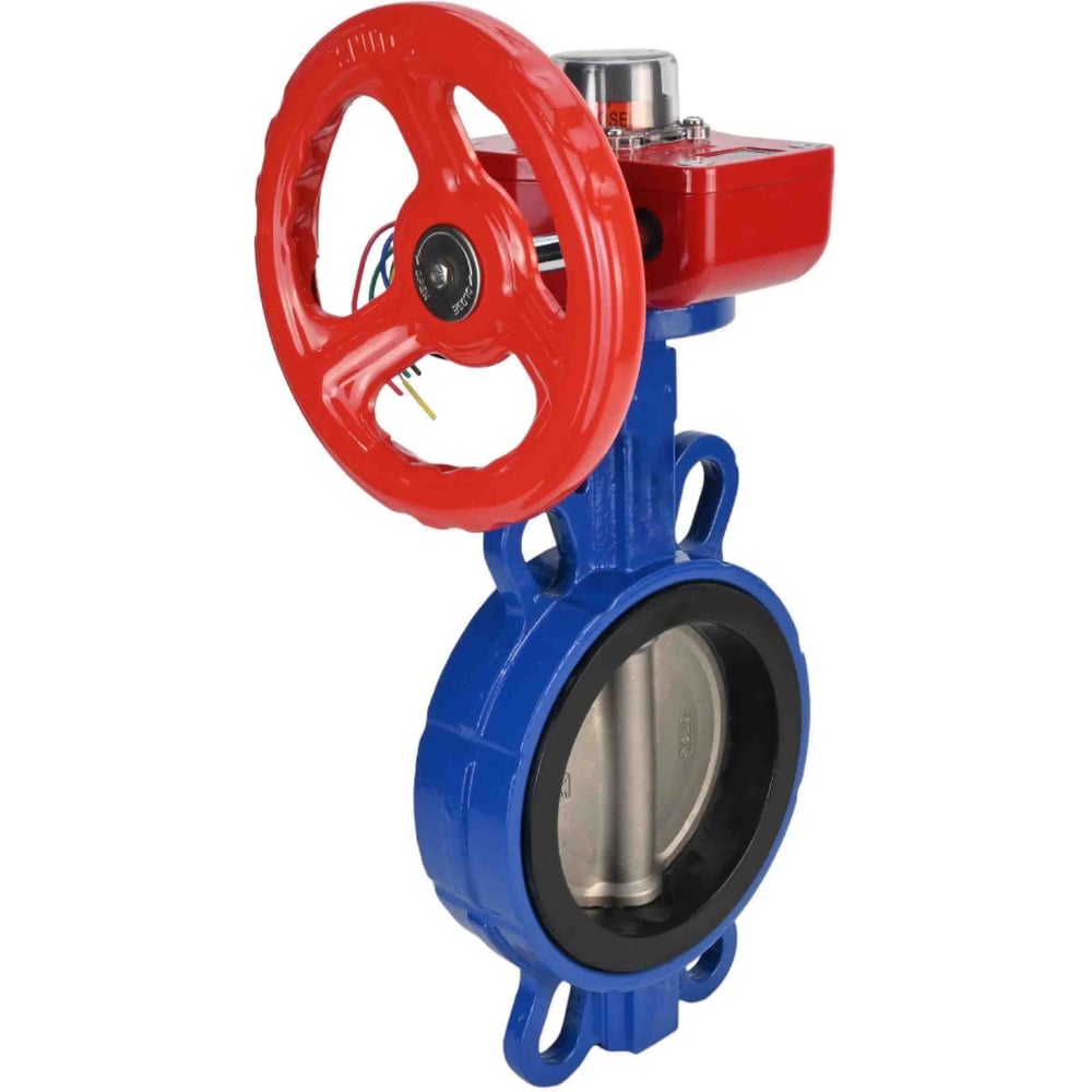 Изображение товара Затвор DN.ru WCB-316L-VITON Ду250 Ру16 с редуктором