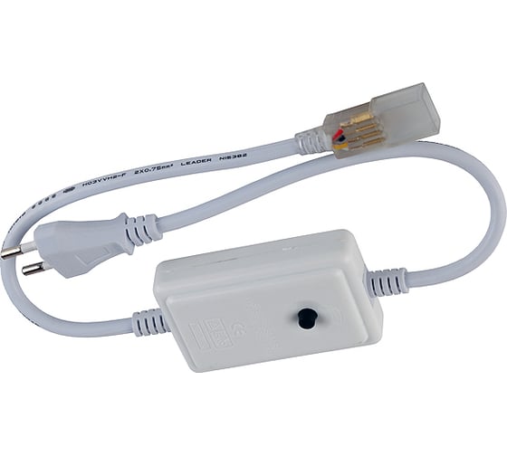 Изображение товара Сетевой шнур с контроллером для Неона RGB 20м 220V, 1шт ELEGANZ EL-CN-20M