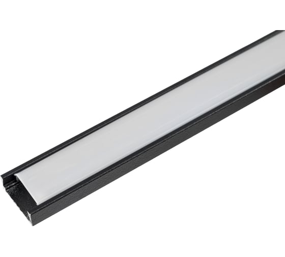 Изображение товара Алюминиевый накладной профиль Gigant, 2000х16х6 мм, черный G-WM-78-1