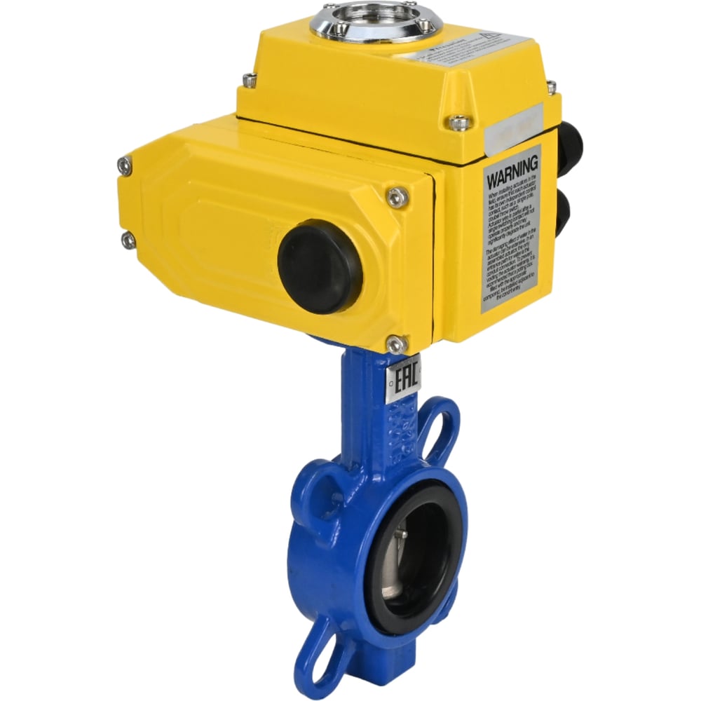 Изображение товара Затвор DN.ru WCB-316L-VITON Ду200 Ру16 с электроприводом QT-040