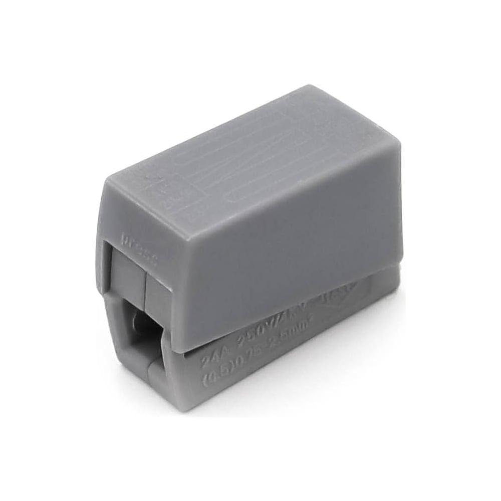 Изображение товара Клемма для подключения светильников SLP PCT-112 с пастой 10 штук, серый