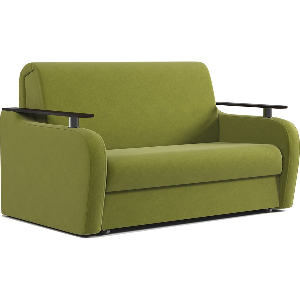 Изображение товара Диван аккордеон Шарм Гранд Д 120 велюр зеленый modern