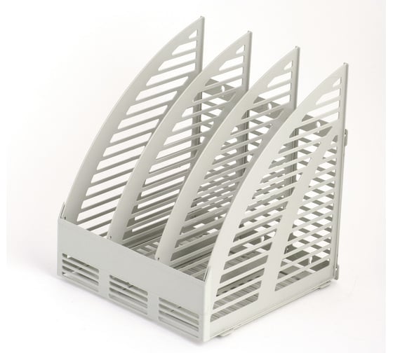 Изображение товара Вертикальный сборный накопитель Attache 3 отделения, 240 мм, серый 495651