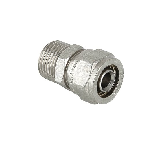 Изображение товара Комплект Valtec _30 VI7 Соединитель обжимной с переходом на нар. р. 16x1/2" VTm.301.N.001604 5 штук VT.VI7.K30.301001604.5